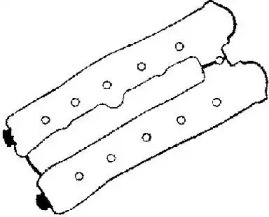 WILMINK GROUP wg1006497 -  Комплект прокладок, крышка головки цилиндра